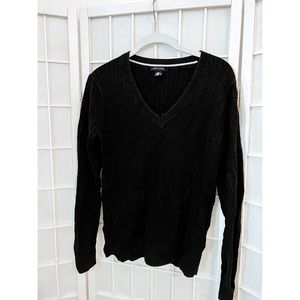 Tommy Hilfiger V-Neck Cable Knit Sweater
